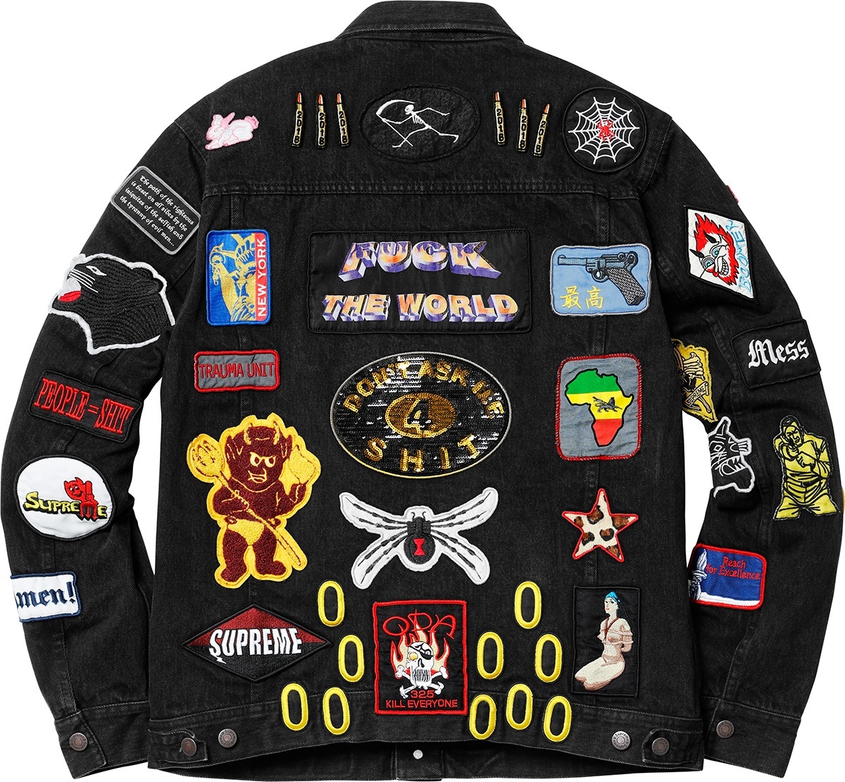 Patches Denim Trucker Jacket view 5